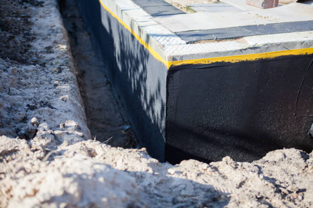 Professional Foundation Crack Repair technician working in Columbia Station, OH